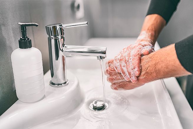 Photo 3: Hand washing